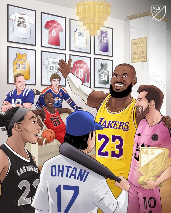 美职联宣布梅西蝉联年度MVP，成为历史上首位实